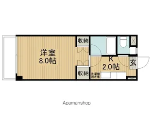 PRESTIGE【108号室】の間取り