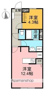 パークメラニアン【202号室】の間取り