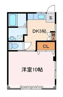 ハイツ瀬戸(江頭)【205号室】の間取り