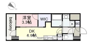 エステムコート名古屋新栄Ⅴラポール【4階】の間取り