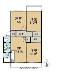 セントラル瑞穂【203号室】の間取り