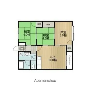 第2ホワイトキャステル【2階】の間取り