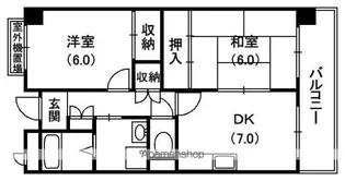 アドラブール古川橋【3階】の間取り
