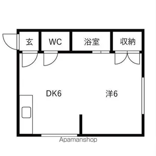 スタジオ30【105号室】の間取り