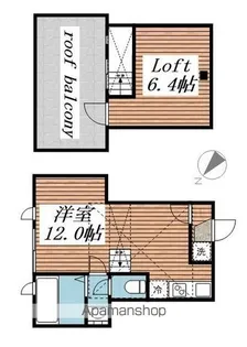 アルカンシェル薬園台【2階】の間取り