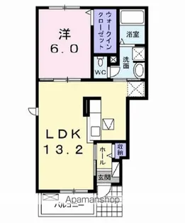 グリーンガーデンⅢ【1階】の間取り
