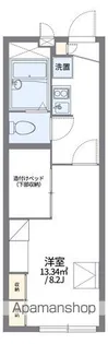 レオパレス浪華Ⅱ【106号室】の間取り
