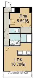 パルメゾン新田東【3階】の間取り
