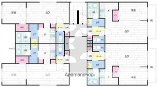 Aster月寒西【2階】の間取り