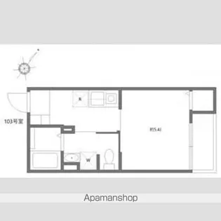 向島テラス【1階】の間取り