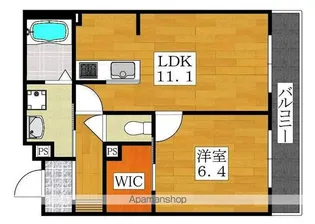 BENEVOLENCE 三国ヶ丘【3階】の間取り