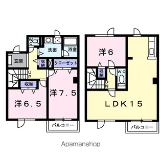 メゾン ステージア【1階】の間取り