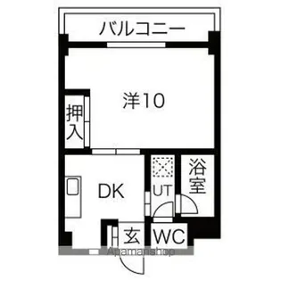 グリーンハイツ徳川【1階】の間取り