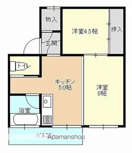 パーク さくらの【B5号室】の間取り