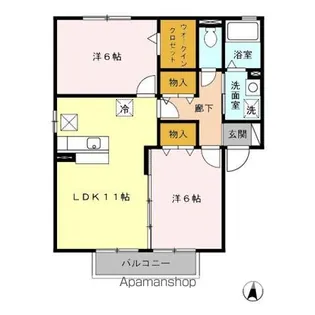 メゾンY【101号室】の間取り