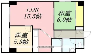 ロイヤルシティ壱番館【101号室】の間取り