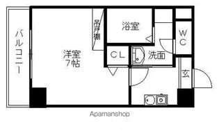 マメゾンプルミエ【6階】の間取り