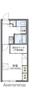 レオパレス新さっぽろⅡ【107号室】の間取り