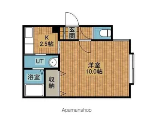メゾンプライマス【203号室】の間取り
