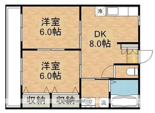 ユニオンレストⅤ【2階】の間取り