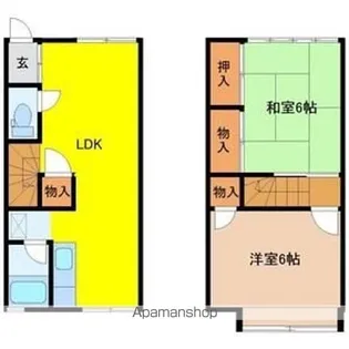 メゾン五【1号室】の間取り