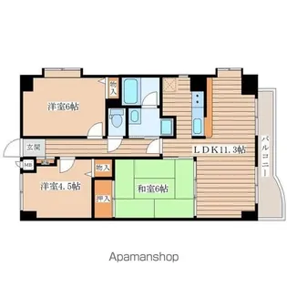 ロワールT・N【4階】の間取り