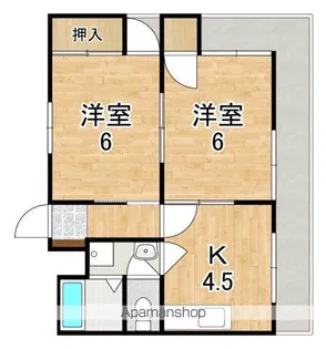 クレアコート精華【301号室】の間取り