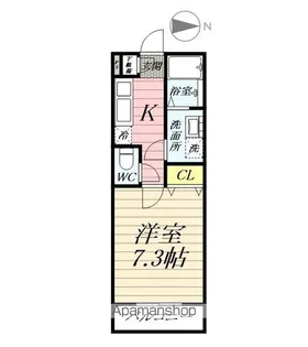 ジーメゾン伊勢原石田【1階】の間取り