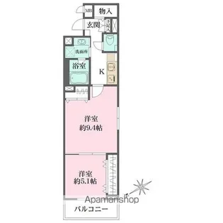 2Kの間取り画像