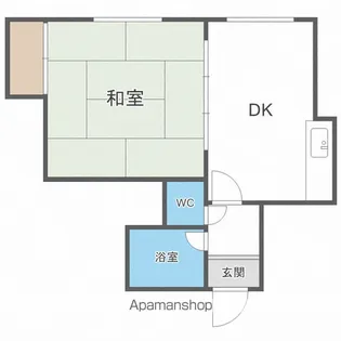 リリーハイツE棟(リリーハイツイートウ)【2階】の間取り