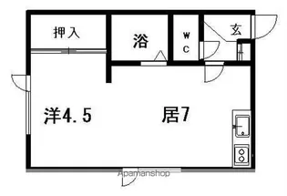 エクセレンス羊ヶ丘【110号室】の間取り