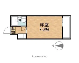 OMレジデンス茨木追手門前【2階】の間取り