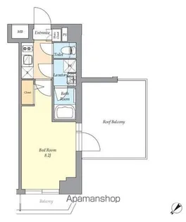 東京都渋谷区西原2丁目【マンション】の間取り