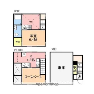COMODO関屋【L号室】の間取り