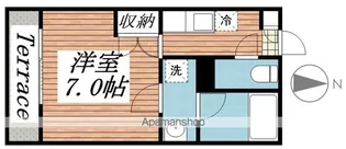 クレフラスト愛宕橋B【1階】の間取り