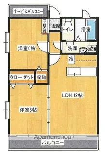 グランファーレ【3階】の間取り