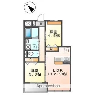 ペガサス【3階】の間取り