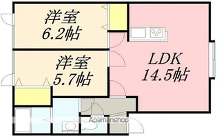 スペース函館【103号室】の間取り