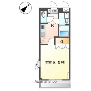 サザンハーベスト【306号室】の間取り