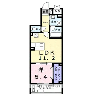 メイガーデン【3階】の間取り