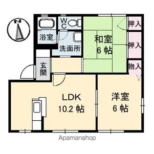 ディアスグレイス・【1階】の間取り