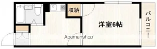 黒ひげ海賊団(旧 BRILLO広瀬北町)【2階】の間取り