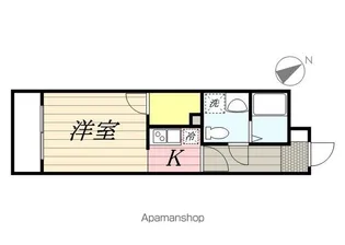 ライジングプレイス桜木町二番館【8階】の間取り
