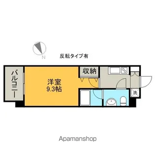 ルクレ新栄レジデンス【4階】の間取り