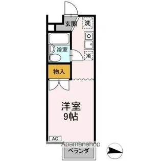 シーサイド金沢【1階】の間取り