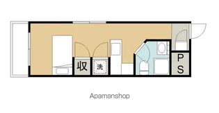 ラ・パルフェ・ド・アンティエール【208号室】の間取り