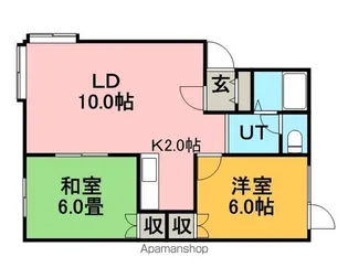 レジェンド92【203号室】の間取り