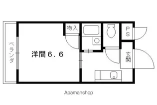 STABLE伏見竹田【102号室】の間取り