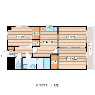 宮城県仙台市青葉区栗生5丁目【マンション】の間取り