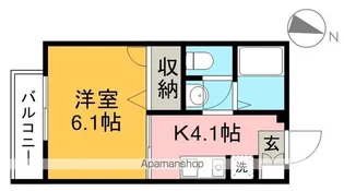 シャーメゾン和 B棟【2階】の間取り